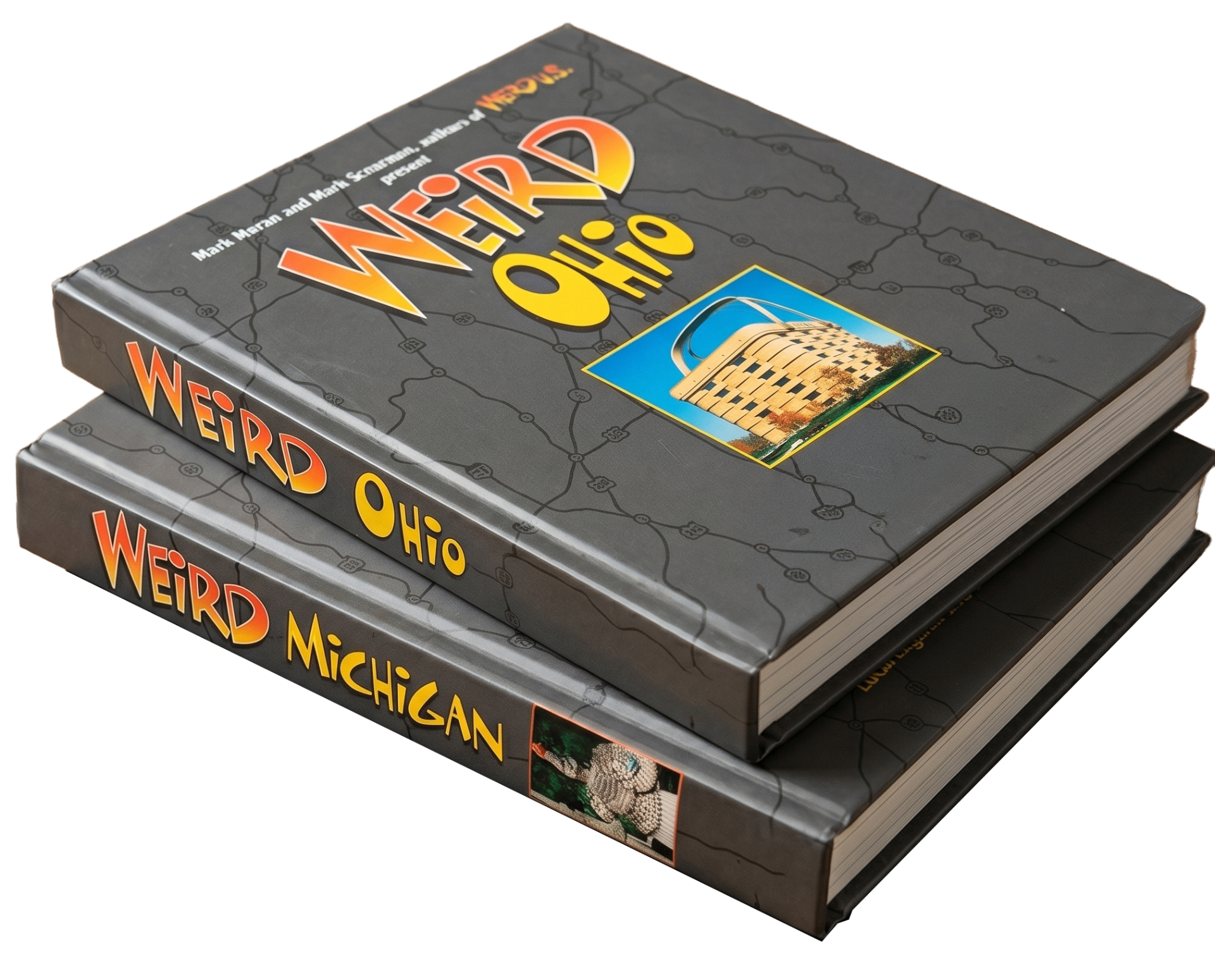 Weird Ohio and Weird Michigan books from the Weird U.S. franchise